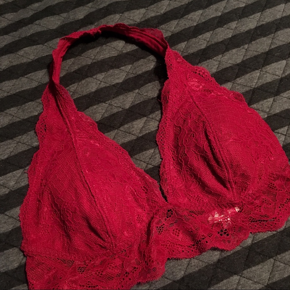 NWOT A&F Red Bralette